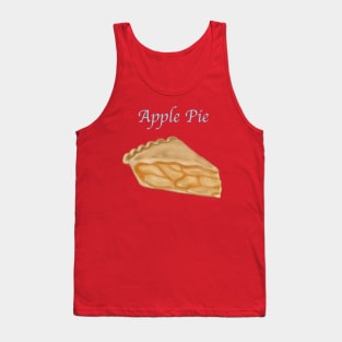 A Slice of Pie- Apple Pie with text Tank Top